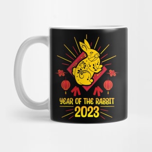 Good Luck Zodiac Happy Chinese New Year of the Rabbit 2023 Mug